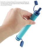 Paille Filtrante “AquaRescue Mini” | Filtre à Eau Portable 4 Étapes – Camping & Survie